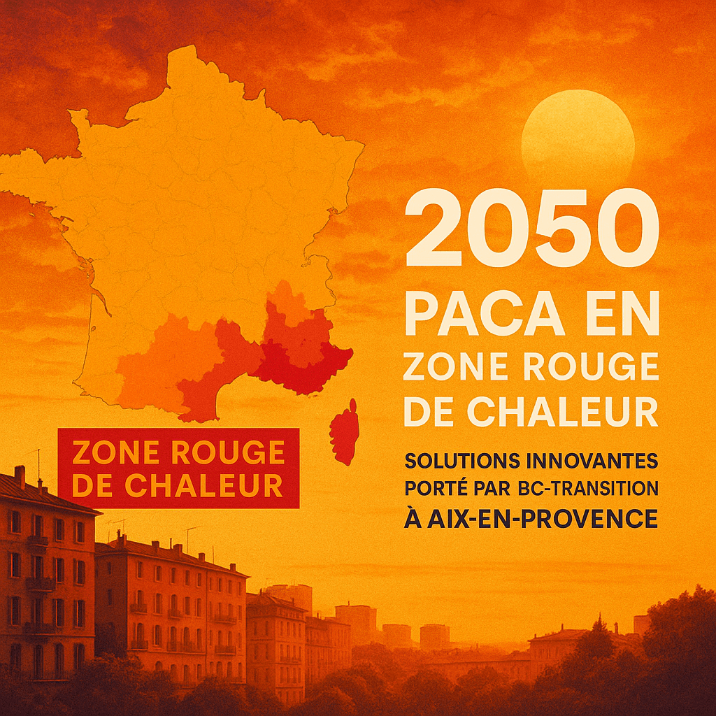 2050 : PACA en Zone Rouge de Chaleur 2050 : PACA en Zone Rouge de Chaleur